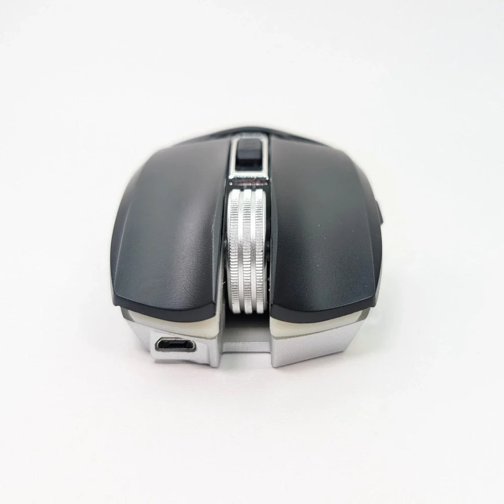 Mamba Snake Wireless Gaming Mouse RGB LED Rechargeable Black/Chrome USB Receiver